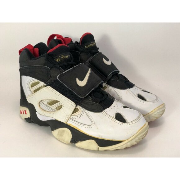 Vintage 1994 Nike Diamond Turf 2 OG Deion Sanders 49ers Mens US 7 Made in Korea - Picture 7 of 12